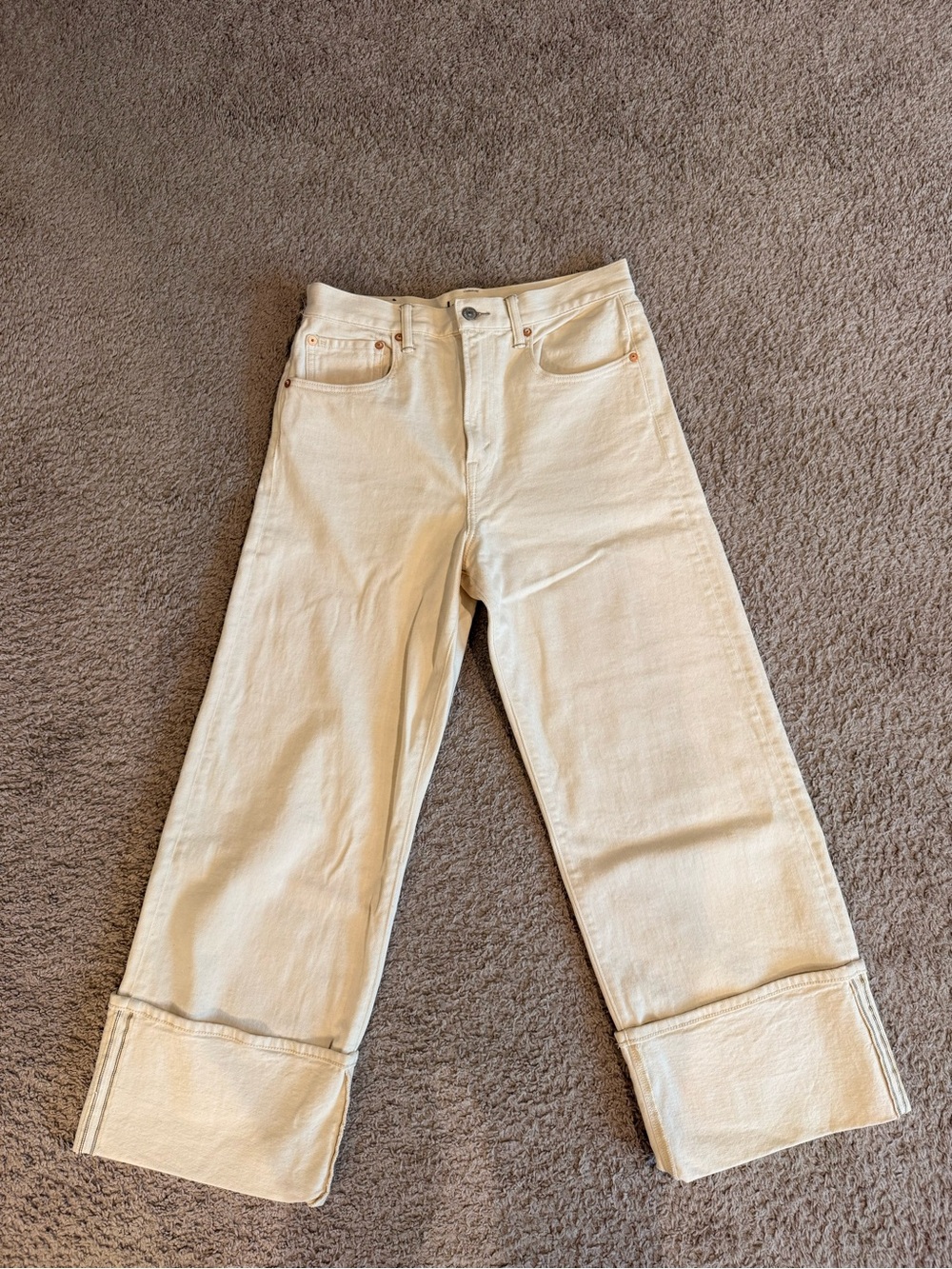 American Eagle AW77 Premium Crop Stovepipe Jeans - Picture 3 of 4
